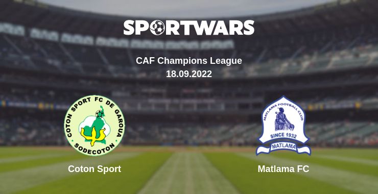 Де дивитись матч Coton Sport - Matlama FC