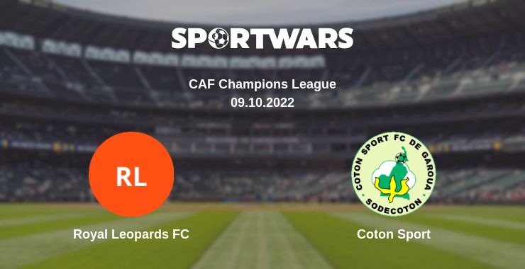 Де дивитись матч Royal Leopards FC - Coton Sport