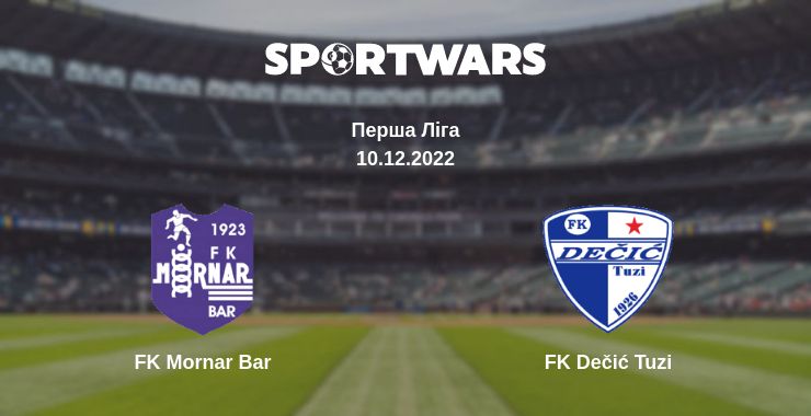 Де дивитись матч FK Mornar Bar - FK Dečić Tuzi