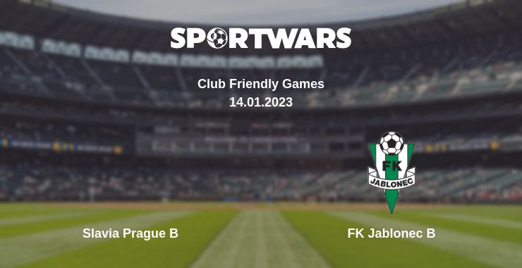 Де дивитись матч Slavia Prague B - FK Jablonec B