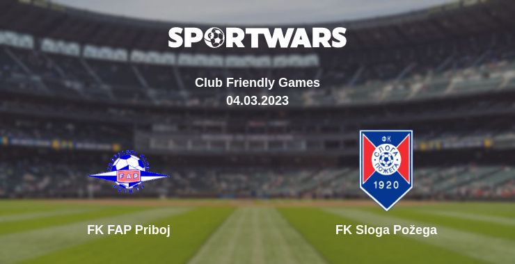 Де дивитись матч FK FAP Priboj - FK Sloga Požega