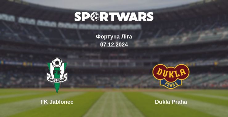 Де дивитись матч FK Jablonec - Dukla Praha