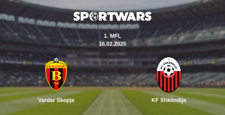 Де дивитись матч Vardar Skopje - KF Shkëndija