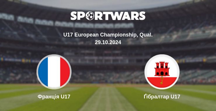 Де дивитись матч Франція U17 - Ґібралтар U17