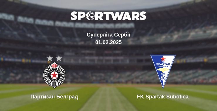 Де дивитись матч Партизан Белград - FK Spartak Subotica