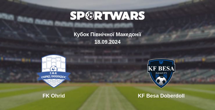 Де дивитись матч FK Ohrid - KF Besa Doberdoll