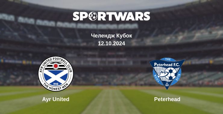 Де дивитись матч Ayr United - Peterhead