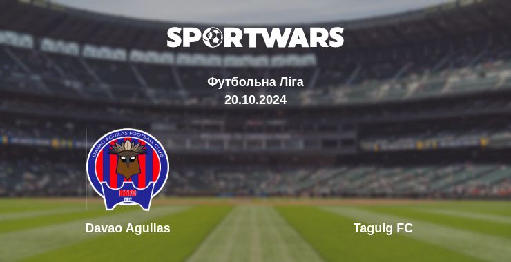 Де дивитись матч Davao Aguilas - Taguig FC