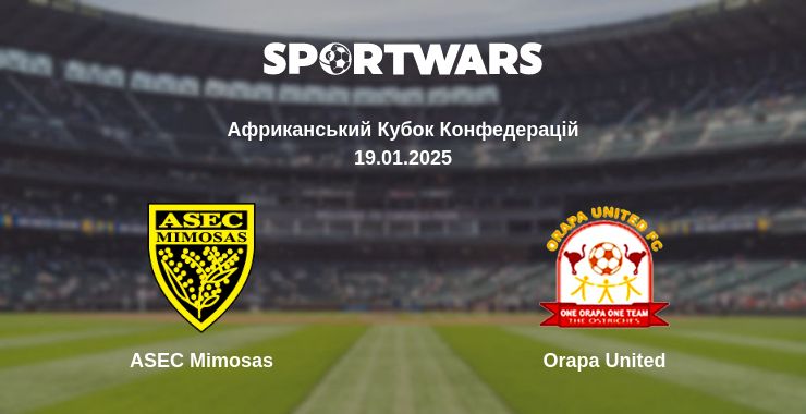 Де дивитись матч ASEC Mimosas - Orapa United