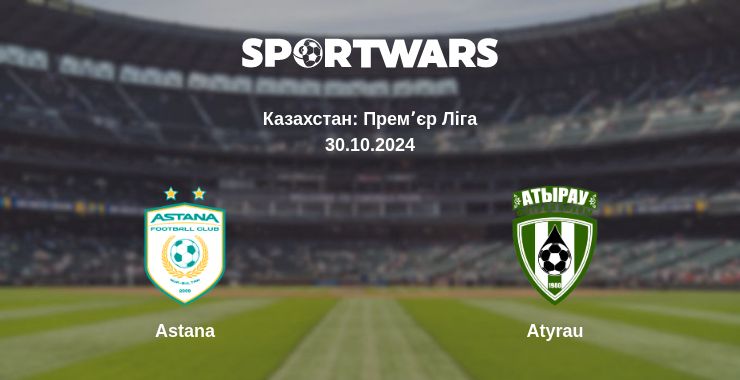 Де дивитись матч Astana - Atyrau