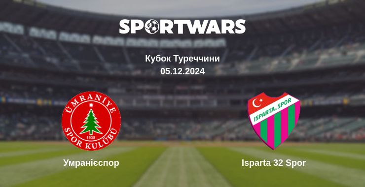 Де дивитись матч Умранієспор - Isparta 32 Spor