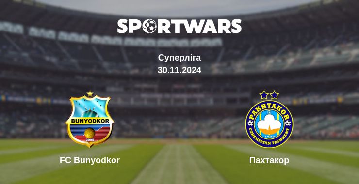 Де дивитись матч FC Bunyodkor - Пахтакор