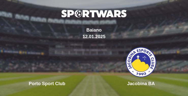 Де дивитись матч Porto Sport Club - Jacobina BA